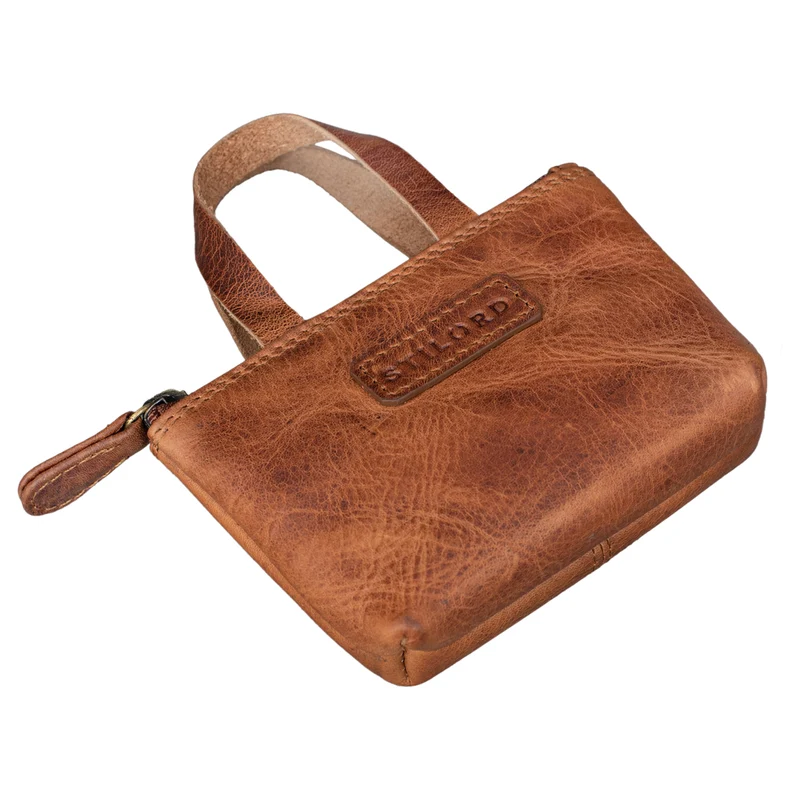 "Laura" Mini Schlüsseletui Leder - Schlüssel-Tasche Damen