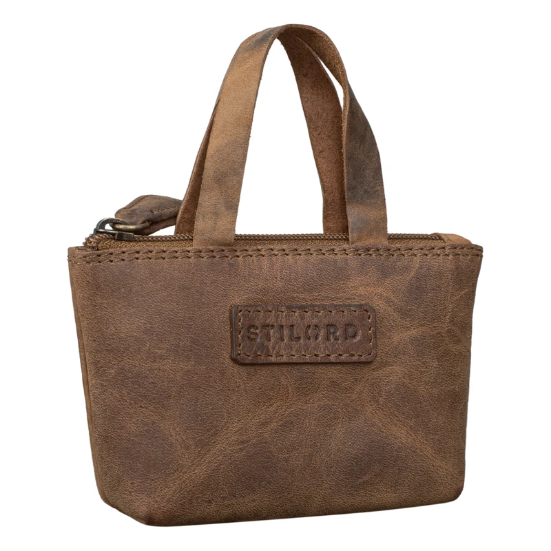 "Laura" Mini Schlüsseletui Leder - Schlüssel-Tasche Damen
