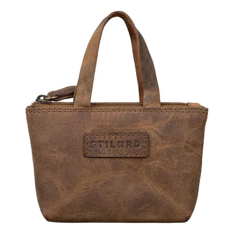 "Laura" Mini Schlüsseletui Leder - Schlüssel-Tasche Damen