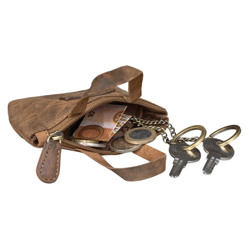 "Laura" Mini Schlüsseletui Leder - Schlüssel-Tasche Damen