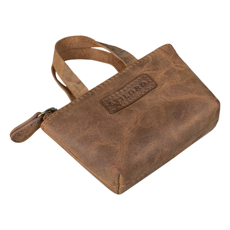 "Laura" Mini Schlüsseletui Leder - Schlüssel-Tasche Damen