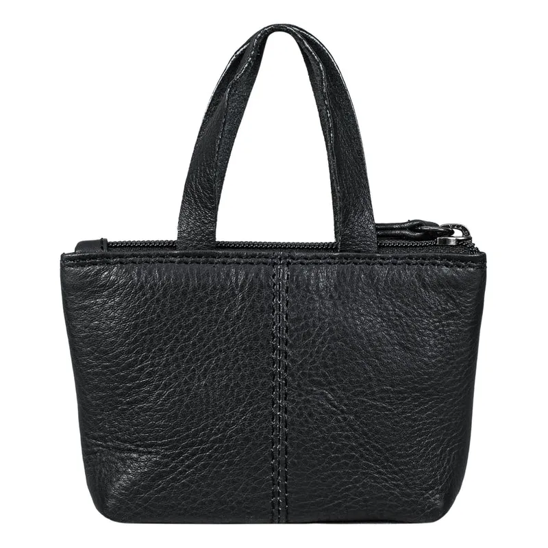"Laura" Mini Schlüsseletui Leder - Schlüssel-Tasche Damen