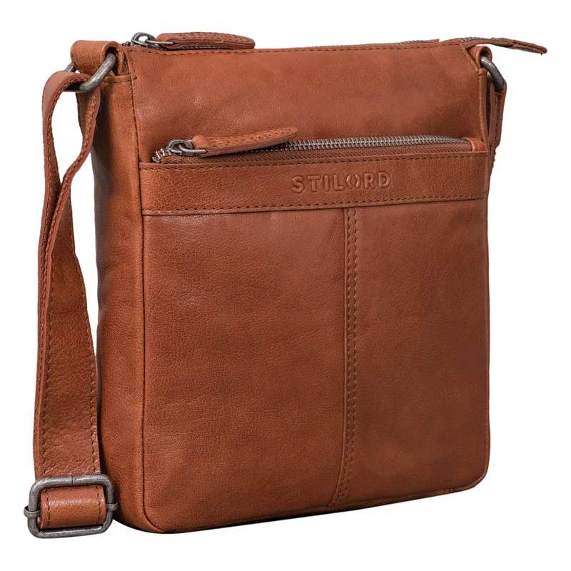 "Aspen" Kleine Vintage Umhängetasche Leder