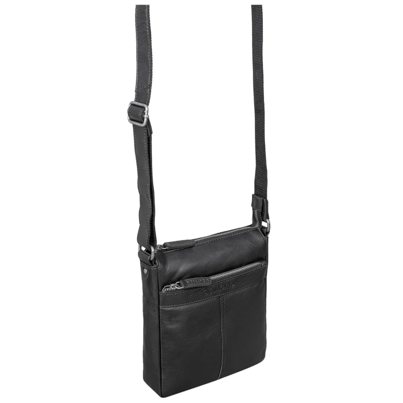 "Aspen" Kleine Vintage Umhängetasche Leder