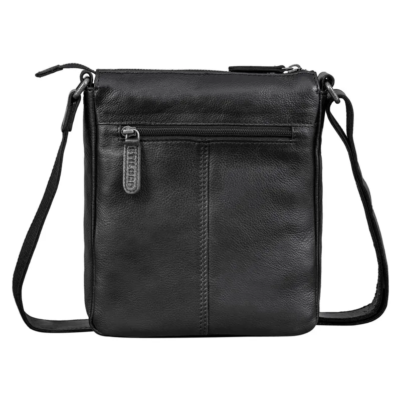 "Aspen" Kleine Vintage Umhängetasche Leder