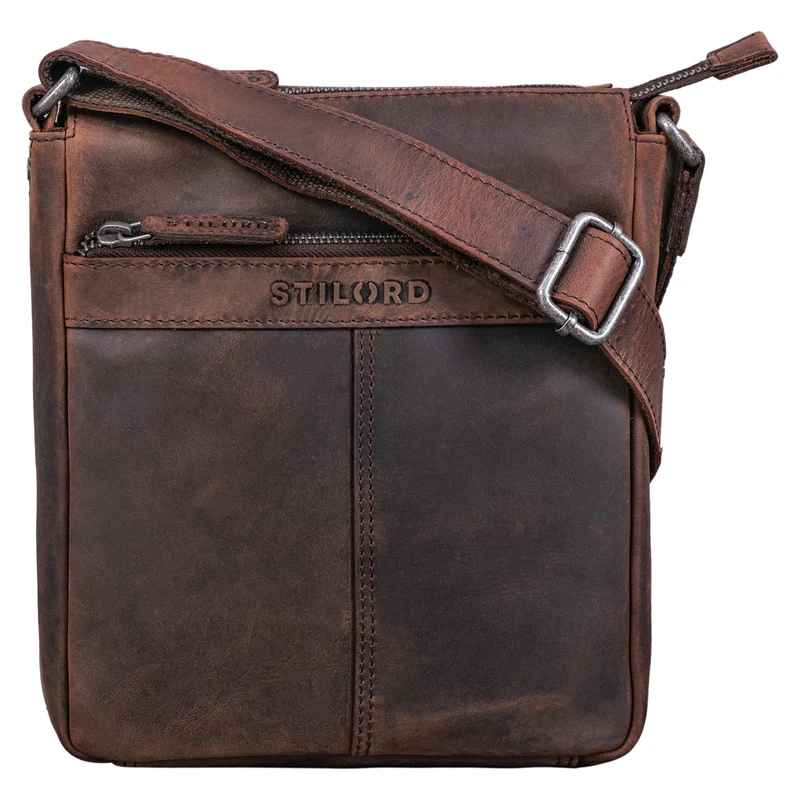 "Aspen" Kleine Vintage Umhängetasche Leder