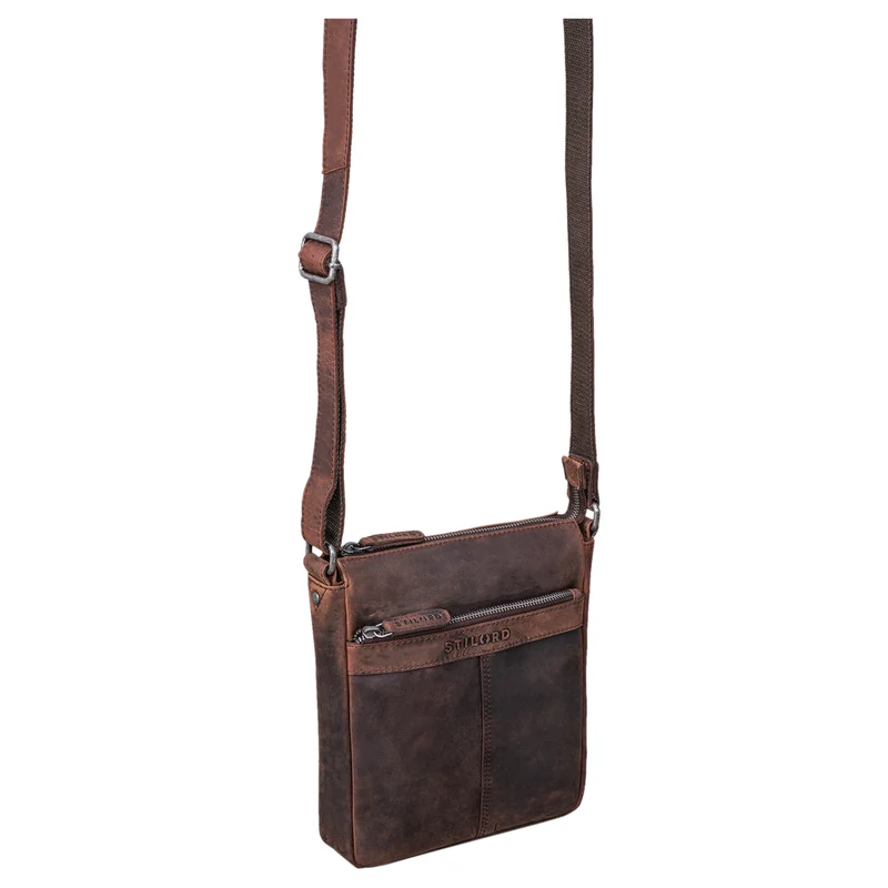 "Aspen" Kleine Vintage Umhängetasche Leder