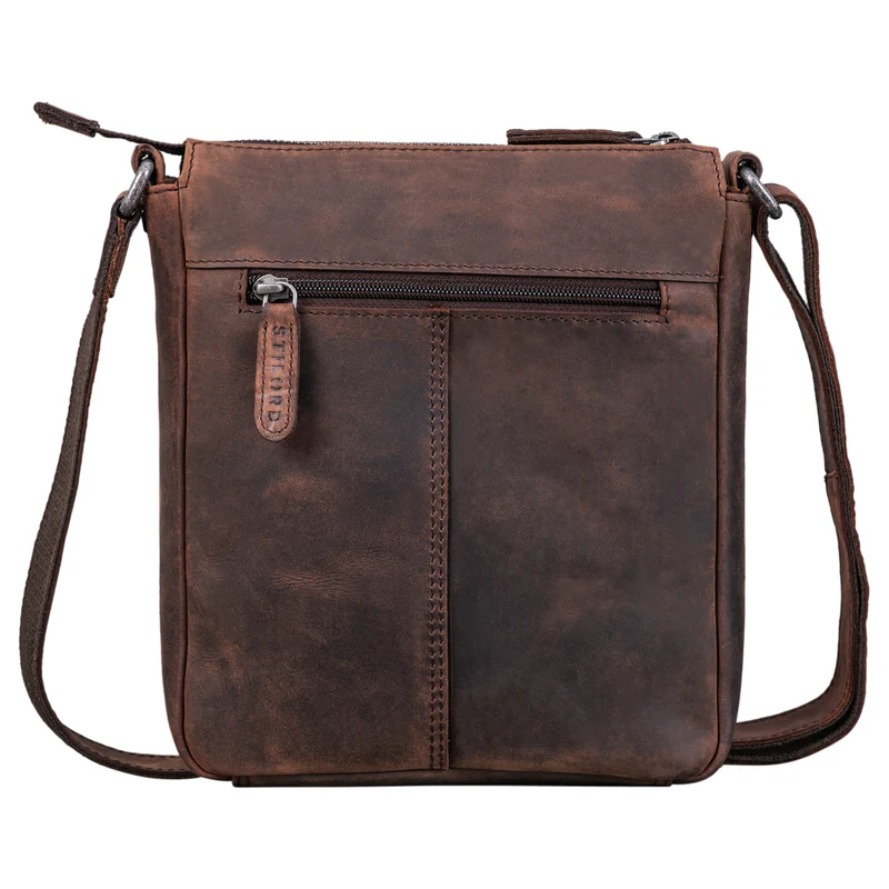 "Aspen" Kleine Vintage Umhängetasche Leder