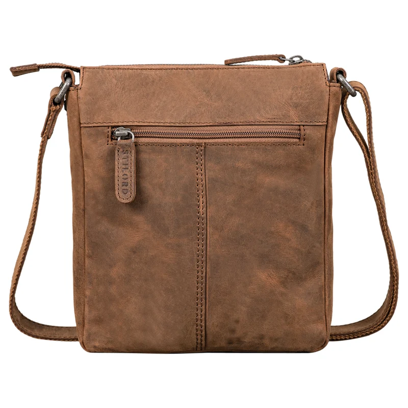 "Aspen" Kleine Vintage Umhängetasche Leder