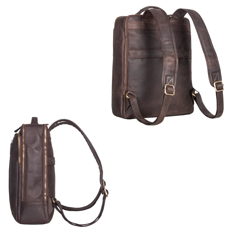 "Kaleb" Laptoprucksack Leder