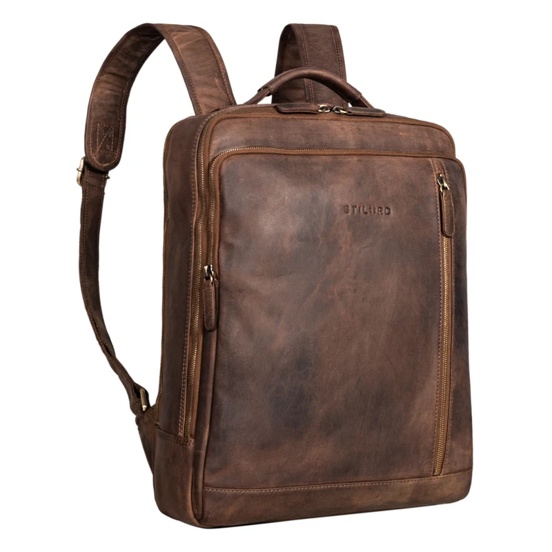 "Kaleb" Laptoprucksack Leder