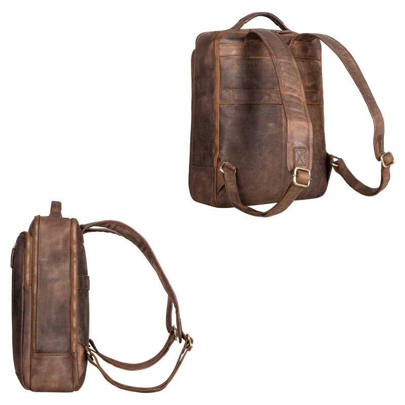 "Kaleb" Laptoprucksack Leder