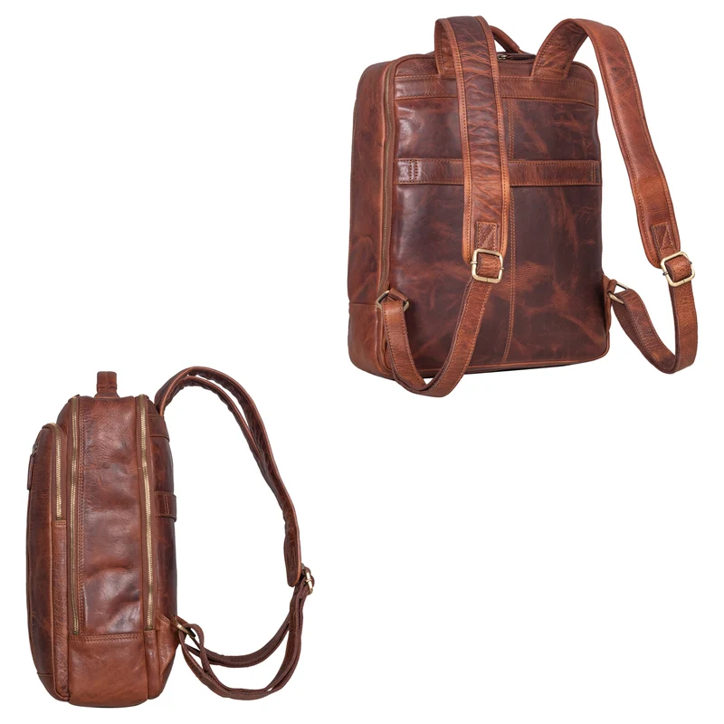 "Kaleb" Laptoprucksack Leder