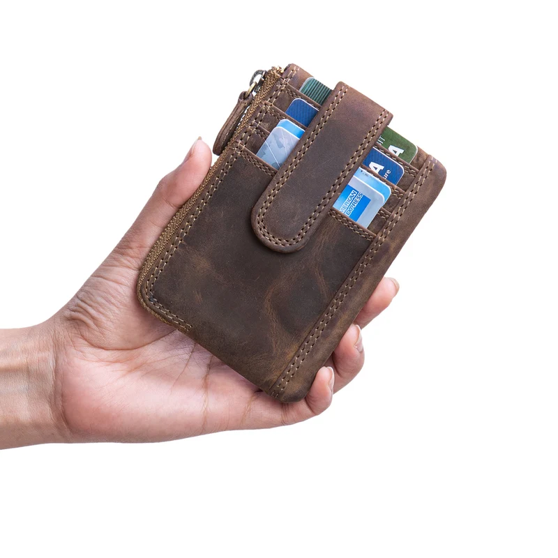 "Archer" Vintage Leder Schlüsselmappe