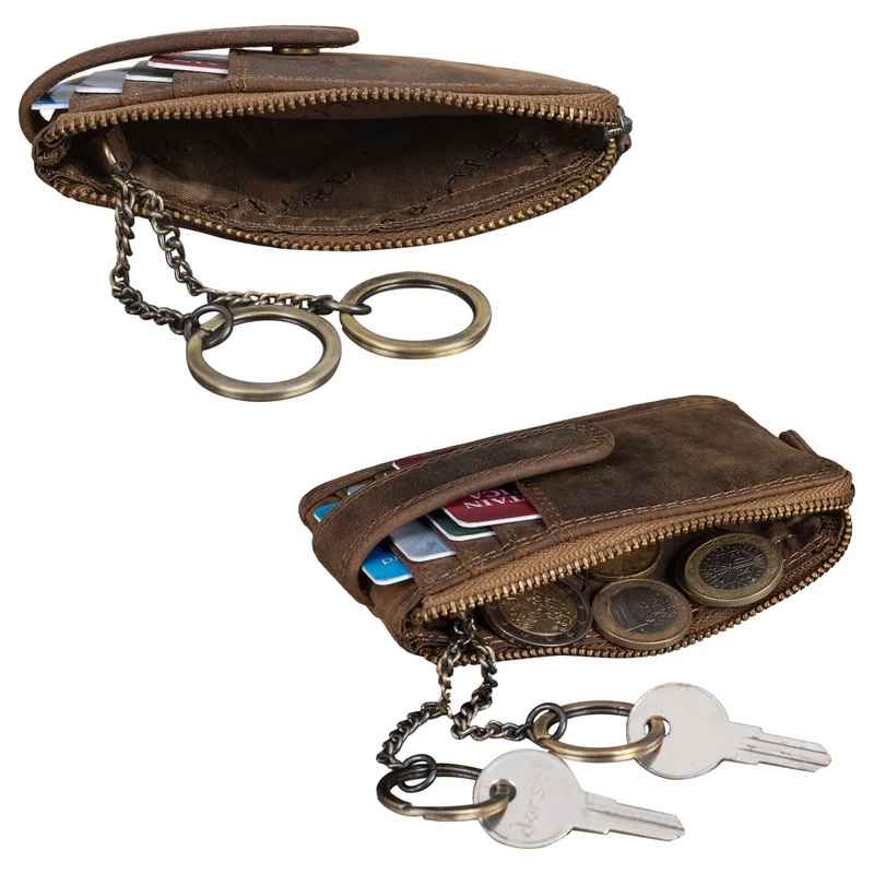 "Archer" Vintage Leder Schlüsselmappe