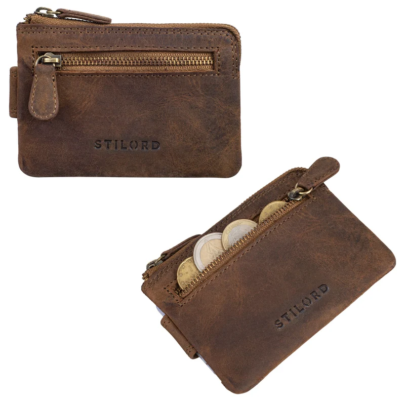 "Archer" Vintage Leder Schlüsselmappe