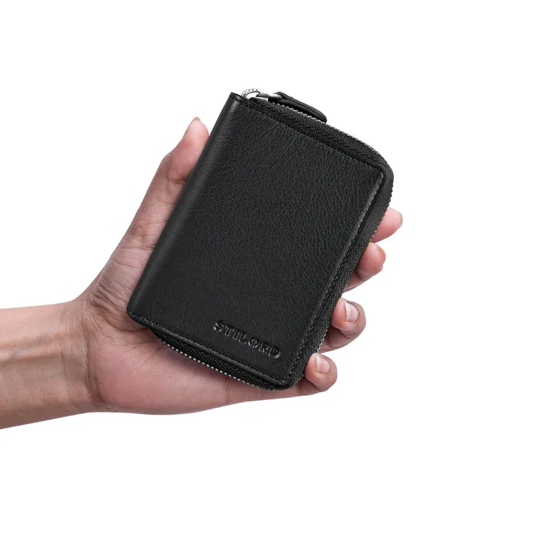 "Kelsie" 3-in-1 Leder Schlüsseltasche Geldbörse