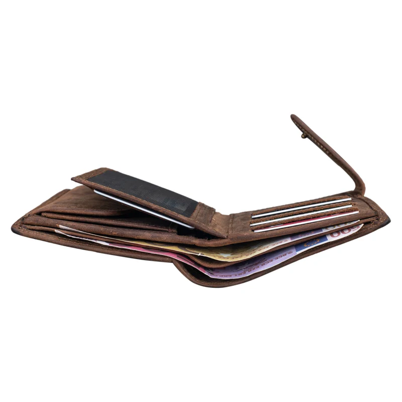 "Matthis" Portemonnaie Herren Hochformat Leder