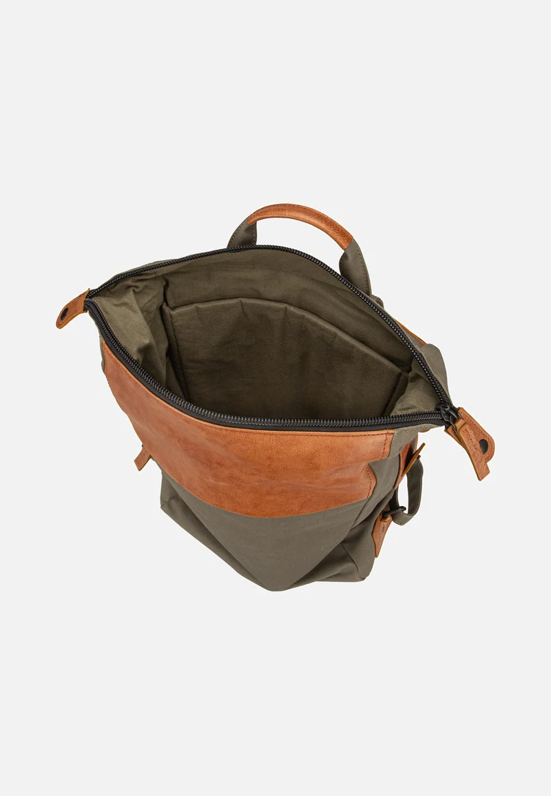 Wax 1 Khaki/Cognac - Rucksack