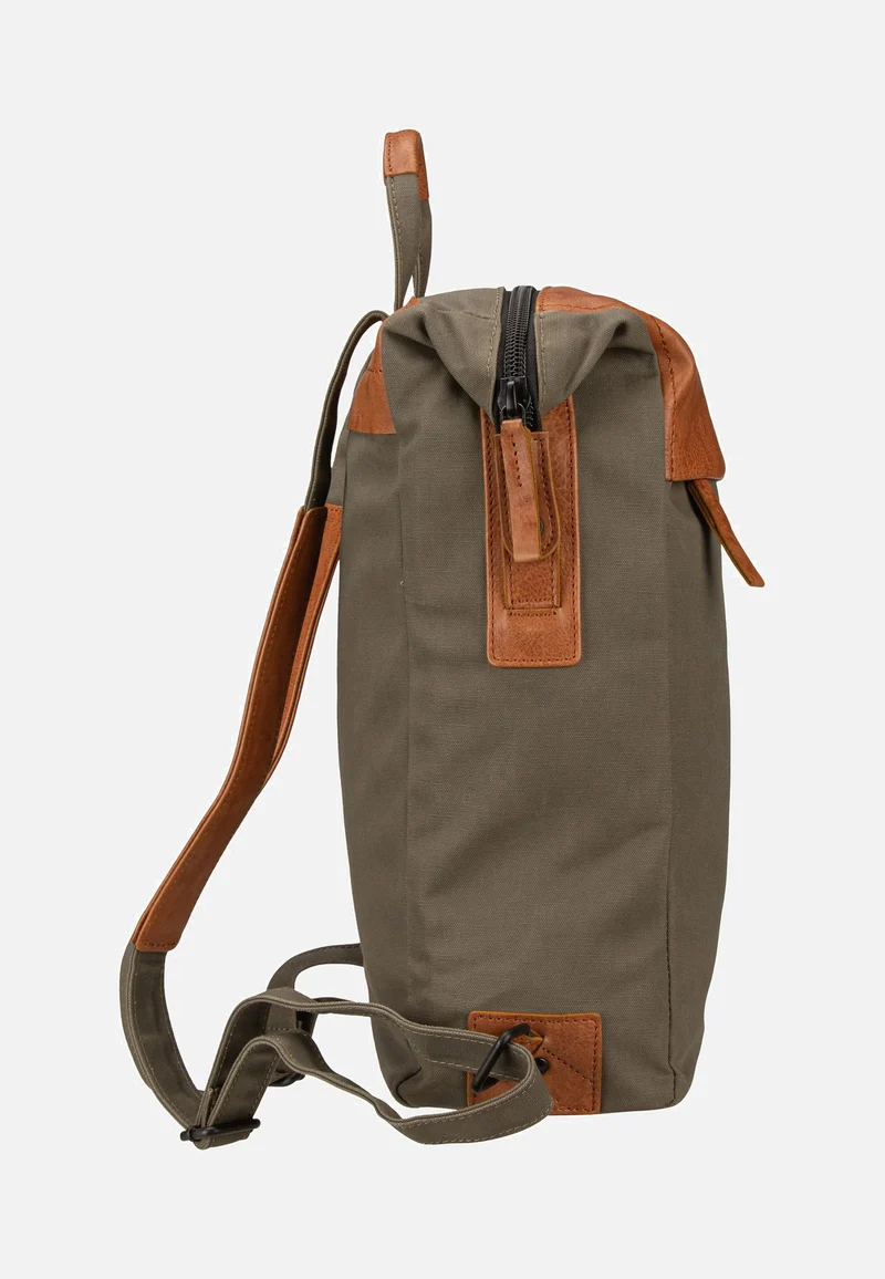 Wax 1 Khaki/Cognac - Rucksack