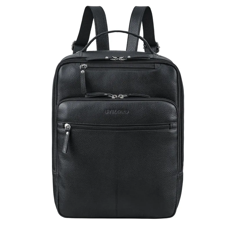 "Nikita" Laptoprucksack Leder Groß Unisex