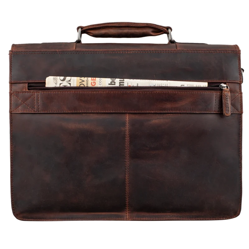 B-WARE "Havanna" Businesstasche Vintage Leder
