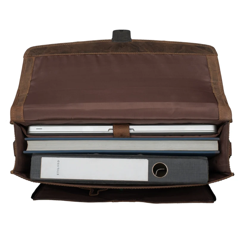 B-WARE "Havanna" Businesstasche Vintage Leder