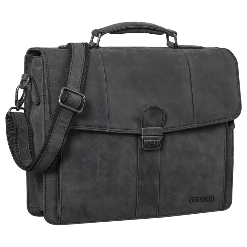 B-WARE "Havanna" Businesstasche Vintage Leder