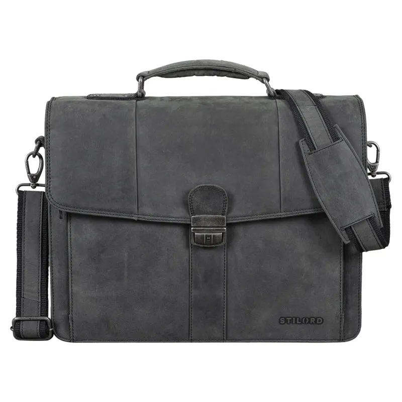 B-WARE "Havanna" Businesstasche Vintage Leder