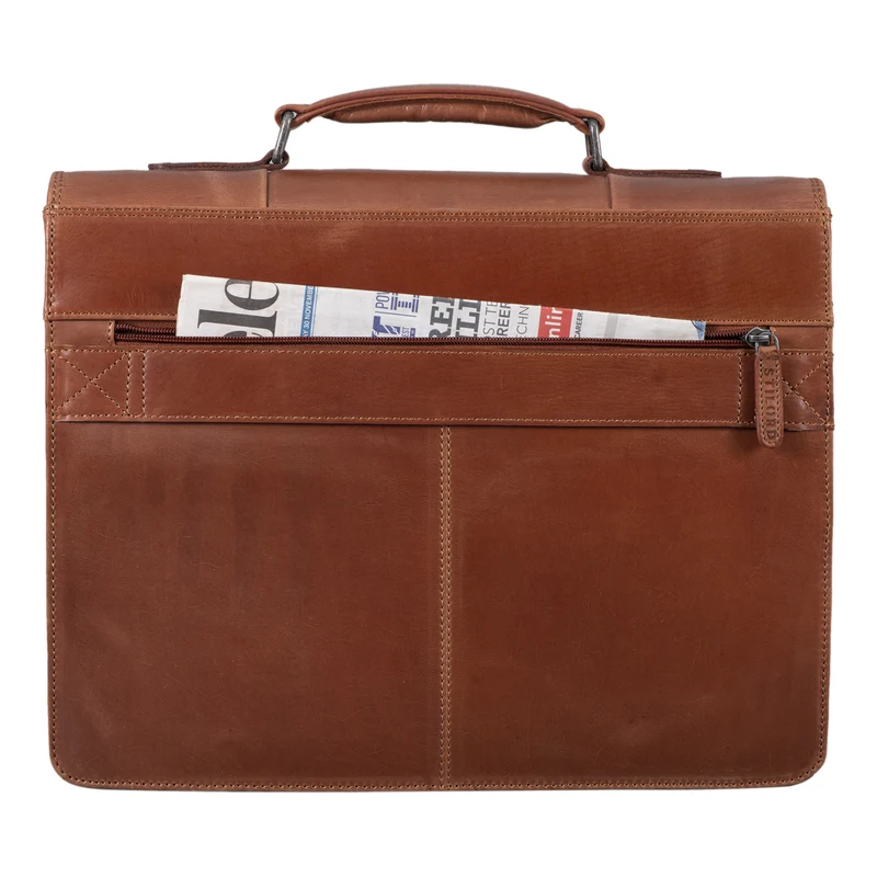 B-WARE "Havanna" Businesstasche Vintage Leder