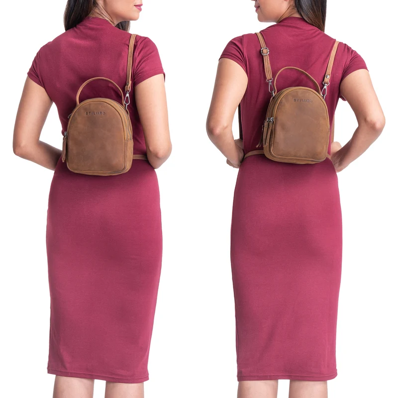 "Stacy" Rucksack Handtasche Damen Klein