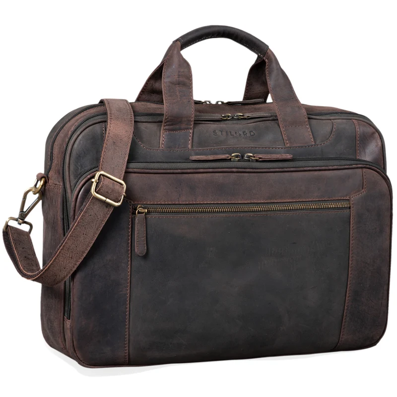 B-WARE "Nelson" Businesstasche Herren Leder