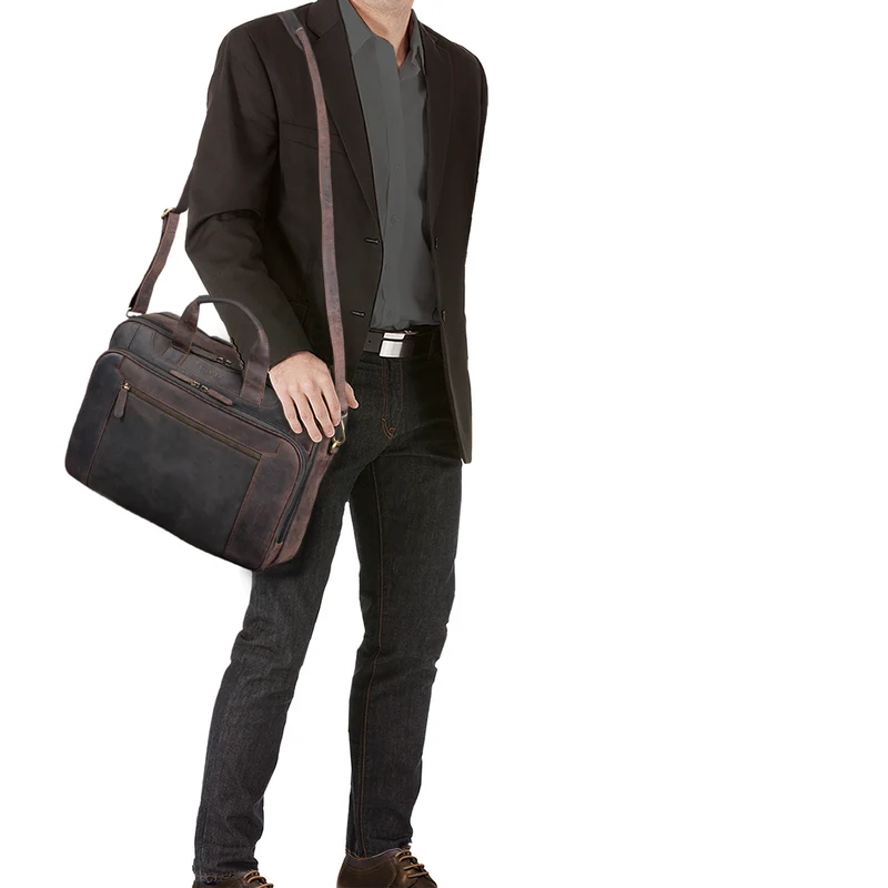 B-WARE "Nelson" Businesstasche Herren Leder
