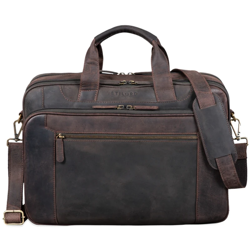 B-WARE "Nelson" Businesstasche Herren Leder