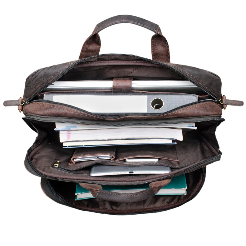 B-WARE "Nelson" Businesstasche Herren Leder