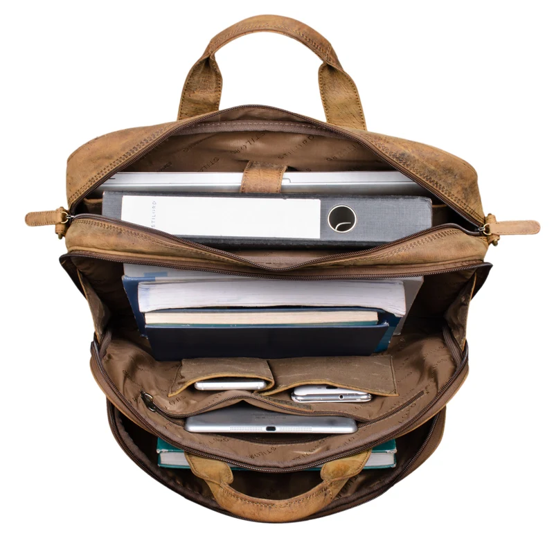 B-WARE "Nelson" Businesstasche Herren Leder