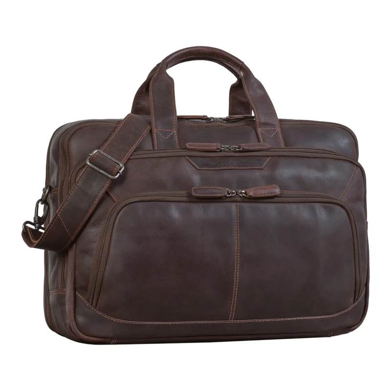 "Rocco" Leder Aktentasche Herren Groß 15,6 Zoll Laptoptasche Business