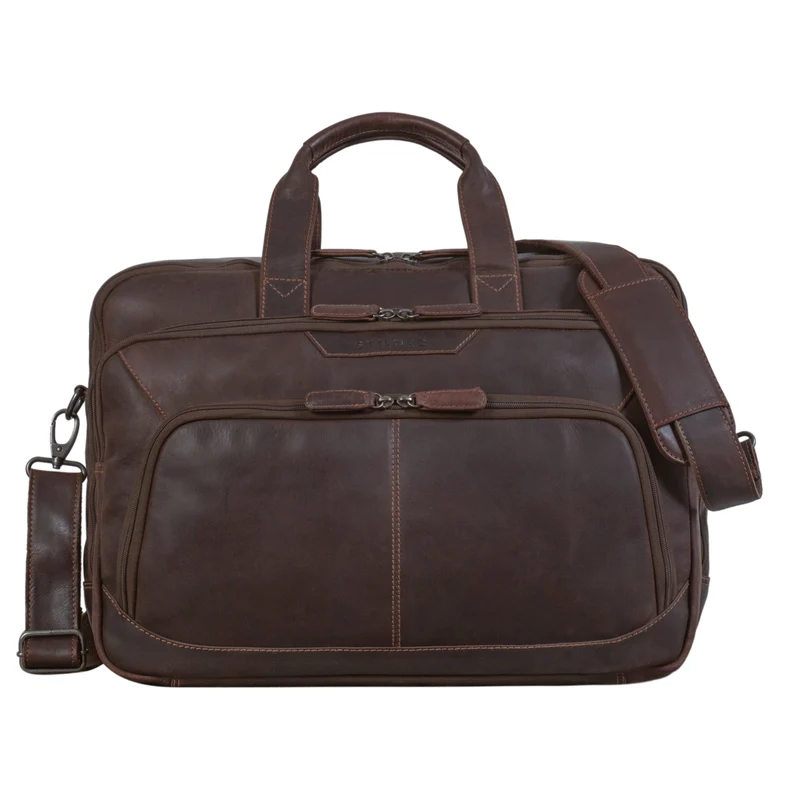 "Rocco" Leder Aktentasche Herren Groß 15,6 Zoll Laptoptasche Business