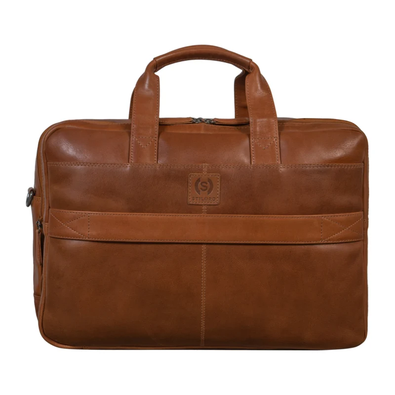 "Rocco" Leder Aktentasche Herren Groß 15,6 Zoll Laptoptasche Business