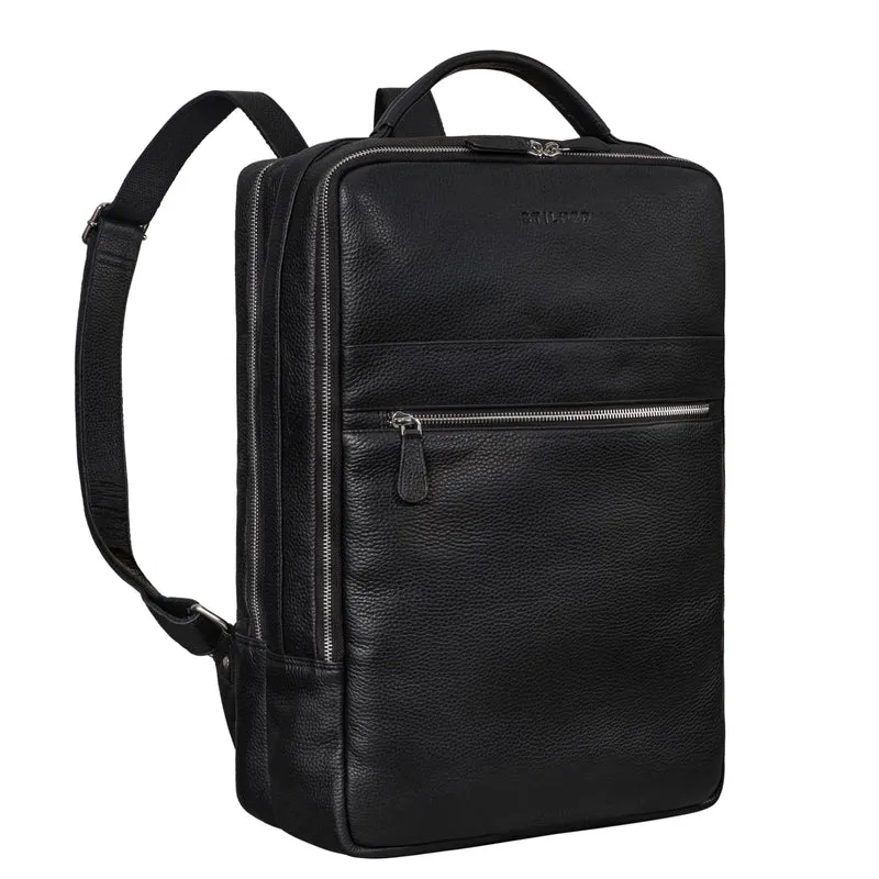 "Jason" Laptop Rucksack 17 Zoll groß Leder