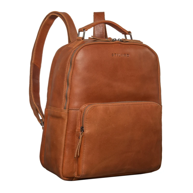 “Cassidy” Laptop Rucksack Leder