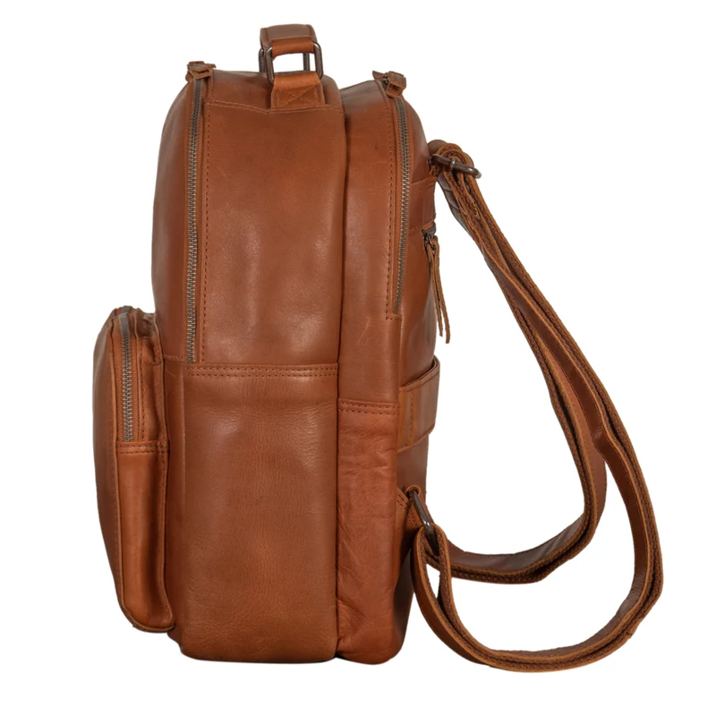 “Cassidy” Laptop Rucksack Leder