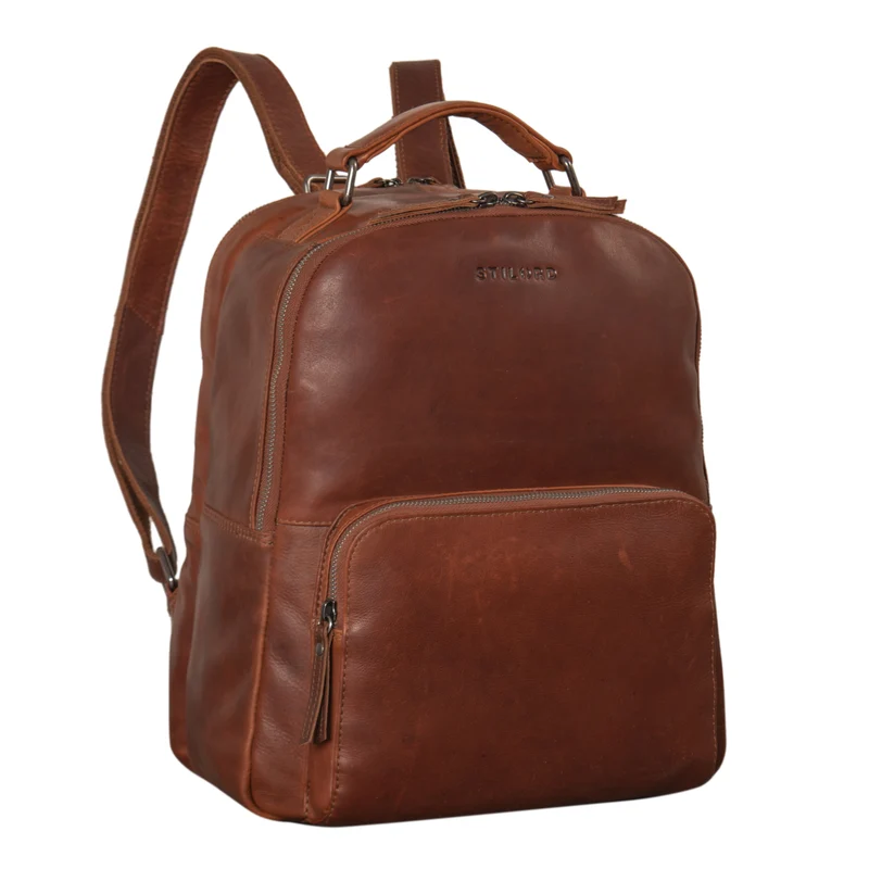 “Cassidy” Laptop Rucksack Leder