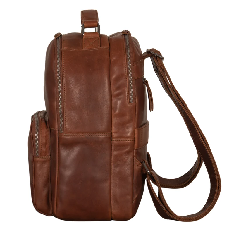 “Cassidy” Laptop Rucksack Leder