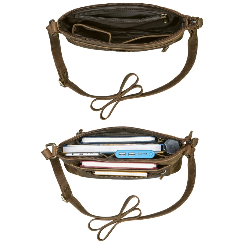 "Wanda" Leder Handtasche Damen Klein