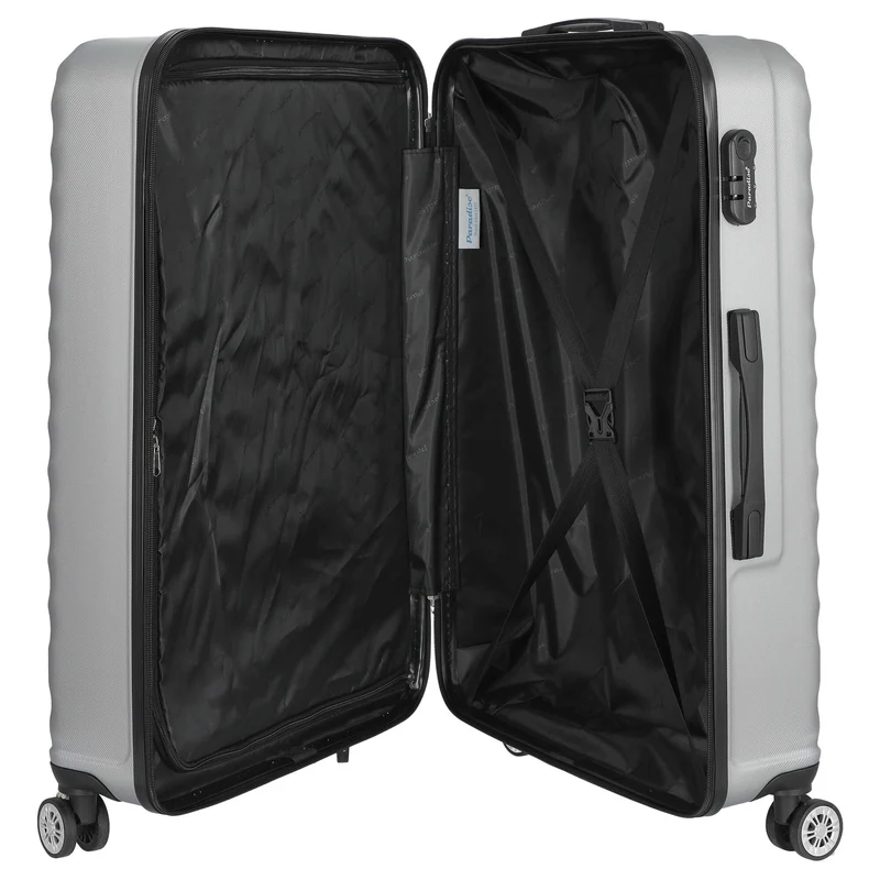 Paradise by CHECK.IN Kingston - 4-Rollen-Trolley Set 3tlg. (silber)
