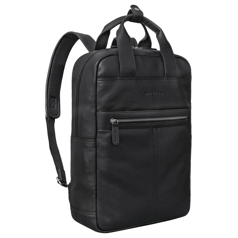 "Bryn" Leder Rucksack mit Laptopfach XL Business Rucksack Herren Damen