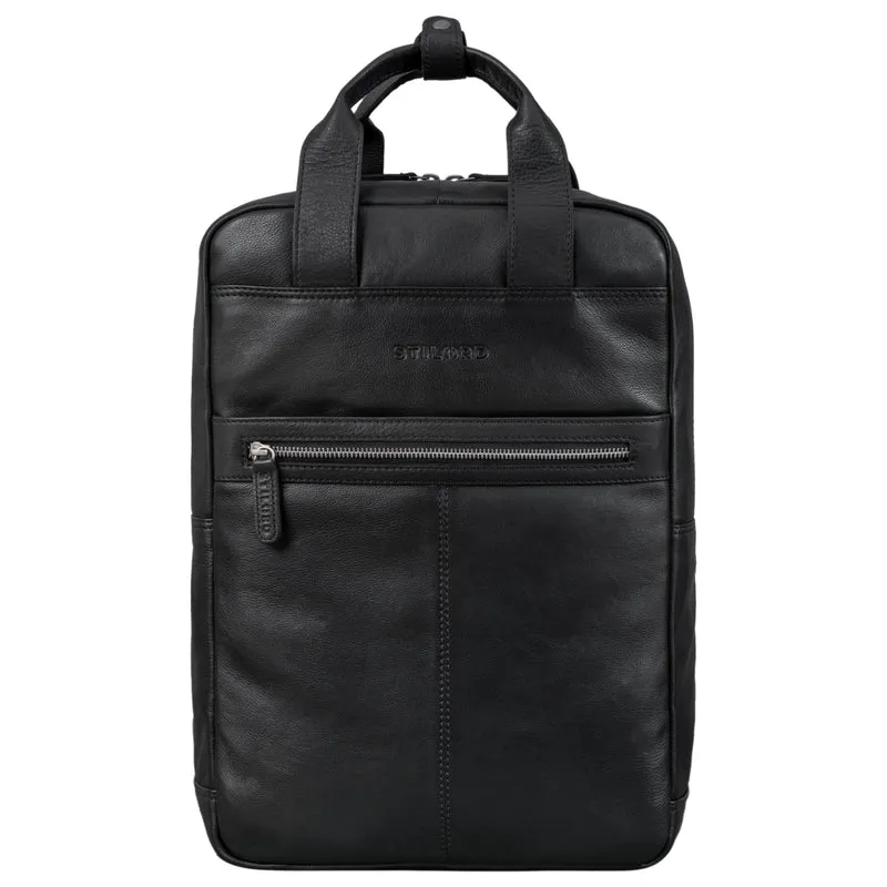 "Bryn" Leder Rucksack mit Laptopfach XL Business Rucksack Herren Damen
