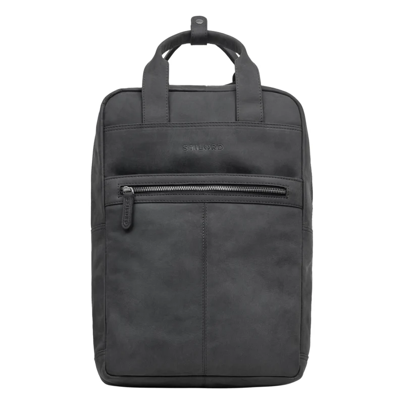 "Bryn" Leder Rucksack mit Laptopfach XL Business Rucksack Herren Damen