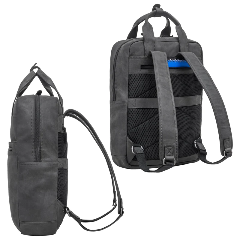 "Bryn" Leder Rucksack mit Laptopfach XL Business Rucksack Herren Damen